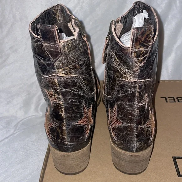 NWT SHERIDAN MIA STARR Crinkle Finish Bootie - Picture 5 of 11